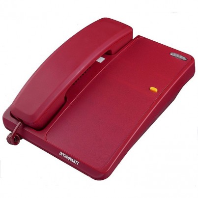 Interquartz Programmable Telephone Red
